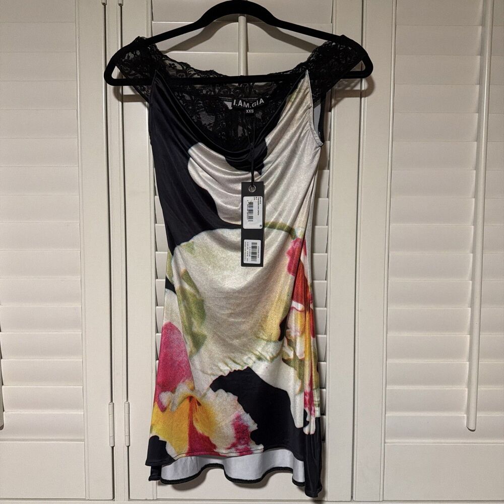 I Am Gia THEODORA MINI DRESS XXS